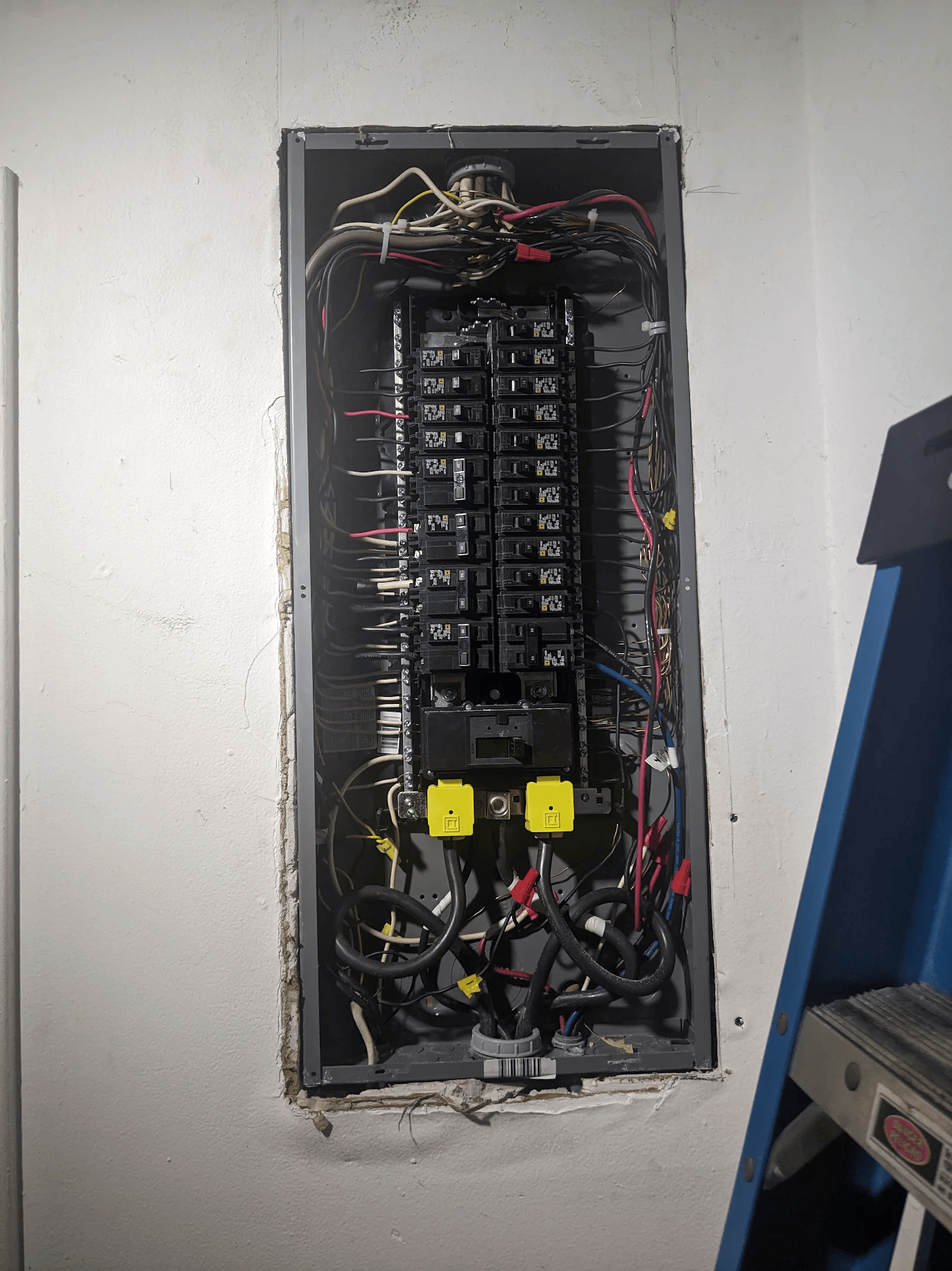 Breaker panel upgrade with new breakers and wiring in Aurora